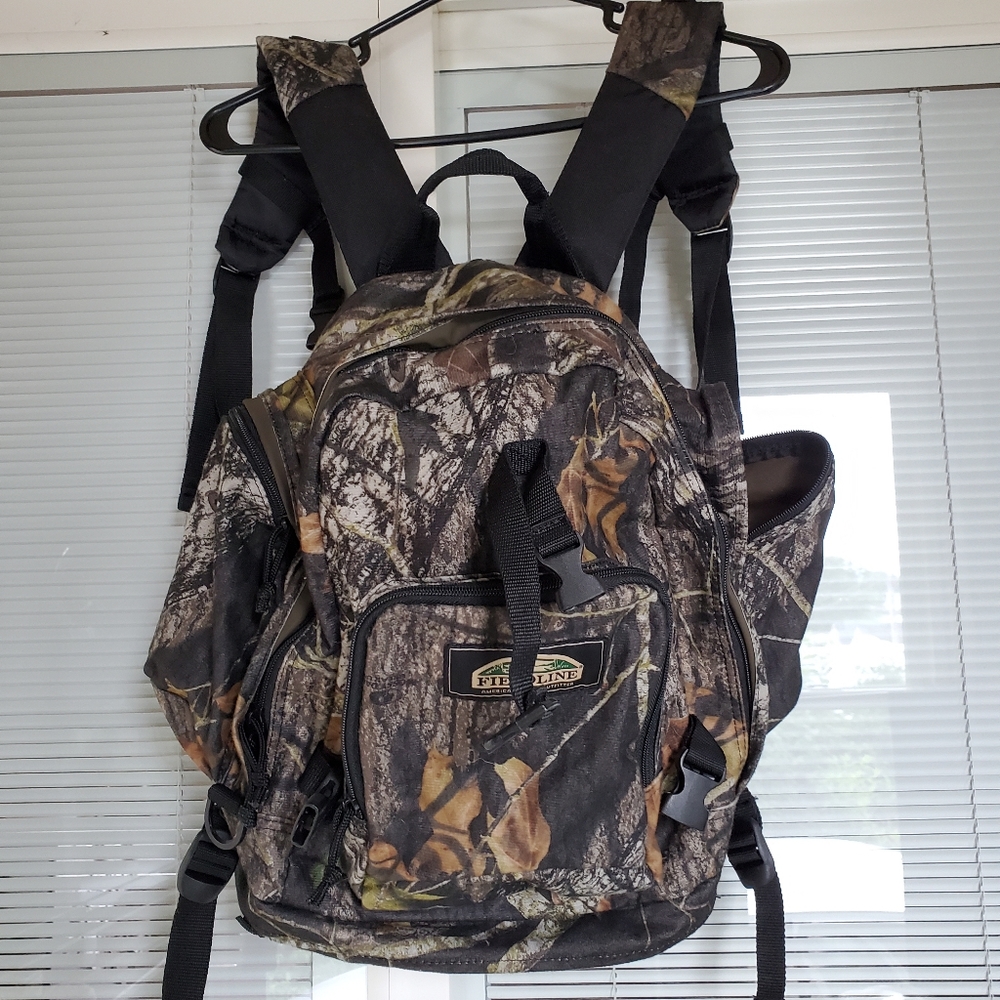 Field line camo backpack